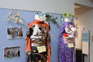 会場で展示されていた着付け・帯結び