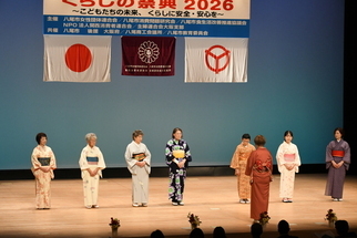 着付け・帯結びの紹介の様子