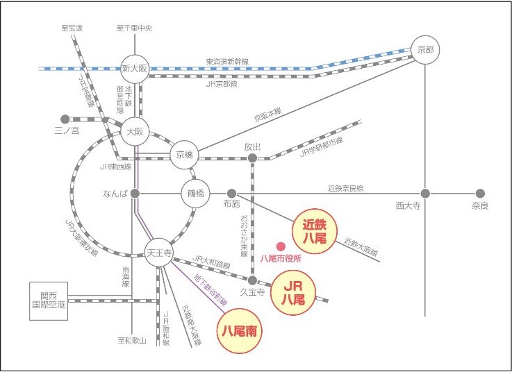 大阪 図 近鉄 線 路線 近鉄南大阪線の路線図